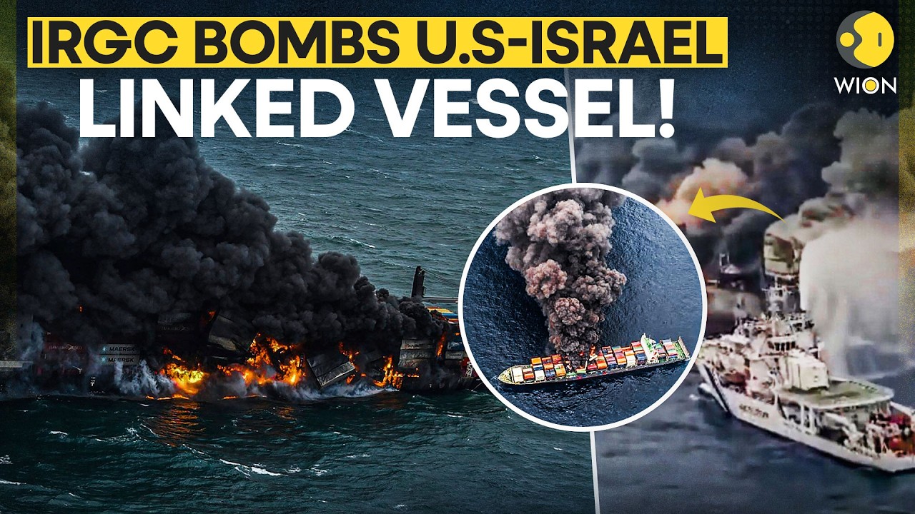 Iran Strikes US-Israel Linked Cargo Ship With Missile, Gulf Tensions Explode | WION Originals