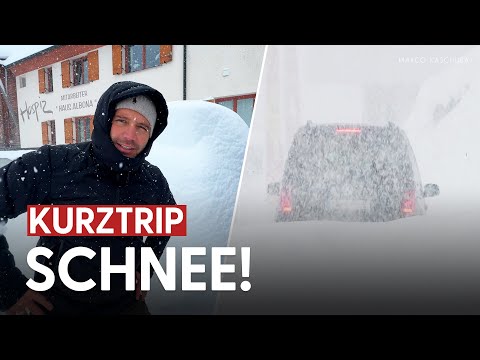 Heavy snowfall in the Arlberg region! The first real winter weather of the season - we're here!