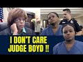 Defendant With A BAD ATTITUDE Refuses Judge Boyd S Orders