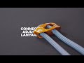 Видео о Самостраховка Petzl Connect Adjust (Blue/Orange) L034AA00