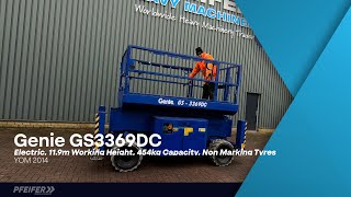 Genie GS3369DC Electric, 11.9m Working Height, 454kg Cap scissor lift for sale - Image 4 | Machineryline SG Genie GS3369DC Electric, 11.9m Working Height, 454kg Cap scissor lift | Image 4 - Machineryline