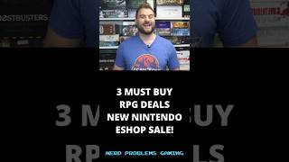 3 Must Buy RPG Deals NEW Nintendo Eshop Sale!