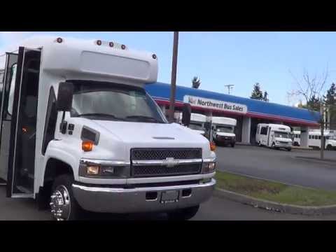 Northwest Bus Sales Used 2008 Chevy C5500 16 & 2 ADA Shuttle Bus S09891