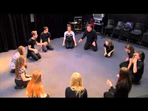 Theatre Game #14 - Frog In The Pond. From Drama Menu - drama games & ideas for drama.