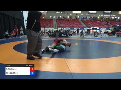 57 Kg Cons 16 1 Patrick McKee Minnesota Storm Vs McGwire Midkiff Bison Wrestling Club