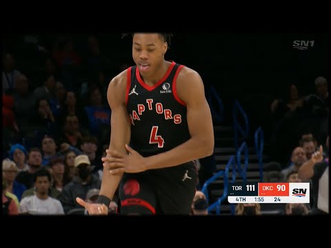 Scottie Barnes Drops the Late Game 3-Pointer