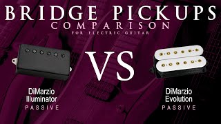 Video thumbnail for DiMarzio ILLUMINATOR vs EVOLUTION - Passive Bridge Guitar Pickup Comparison Tone Demo by Mike Stamper