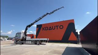 Eladó Mercedes-Benz Actros 2551 6x2 HIAB 377-6 HIPRO + JIB / Platform extendable L=6 platós teherautó - Kép 6 | Autoline HU Mercedes-Benz Actros 2551 6x2 HIAB 377-6 HIPRO + JIB / Platform extendable L=6 platós teherautó | Kép 6 - Autoline