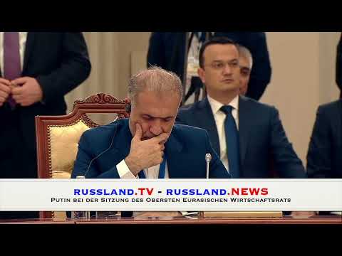 Putin bei der Sitzung des Obersten Eurasischen Wirtschaftsrats – Vollversammlung