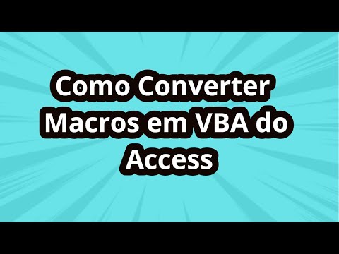 The best way to learn VBA in Access.