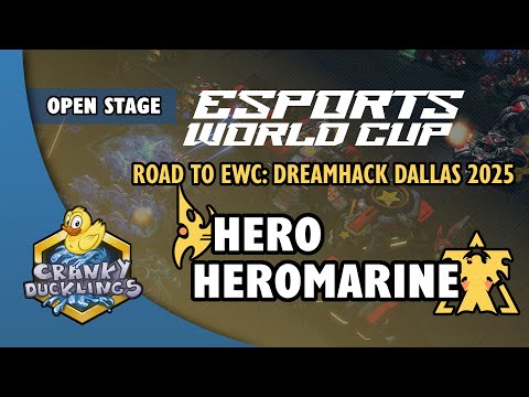 herO vs HeRoMaRinE - PvT | Road to EWC: DreamHack Dallas 2025 - Open Stage | StarCraft 2 Tournament