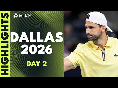Fritz, Shelton & Dimitrov In Action | Dallas 2026 Highlights Day 2