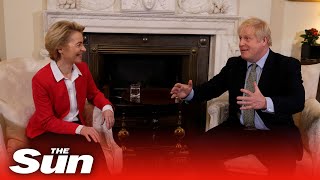 PM Boris Johnson meets European Commission President Ursula von der Le