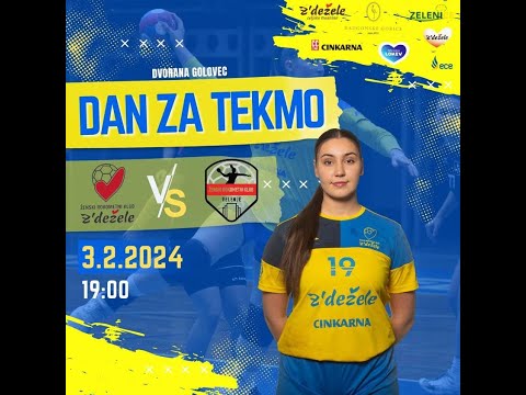 11.KROG 1. A DRL - ŽENSKE (2023/24): ŽRK Z'DEŽELE : ŽRK VELENJE [PRENOS]