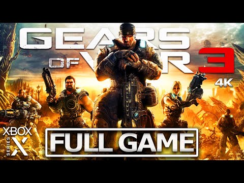GEARS OF WAR 3 Full Gameplay Walkthrough / No Commentary【FULL GAME】XBOX SERIES X 4K Ultra HD