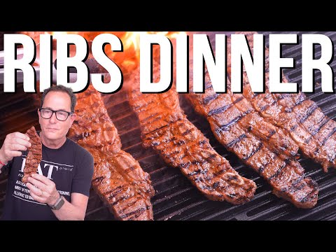 FLANKEN RIBS GRILLED TO PERFECTION & THEN TURNED INTO AN EPIC DINNER! | SAM THE COOKING GUY