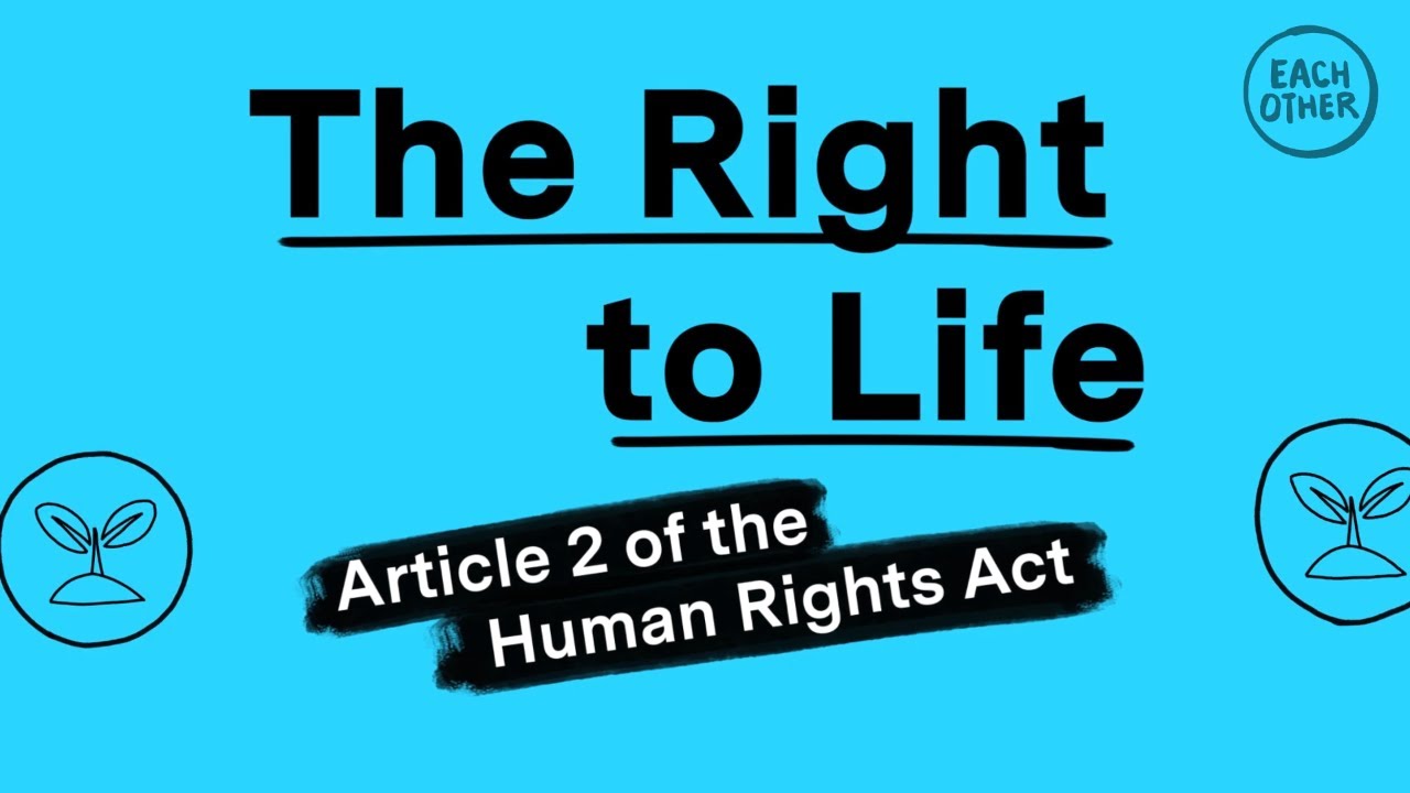 The Right to Life explained in 2 minutes!
