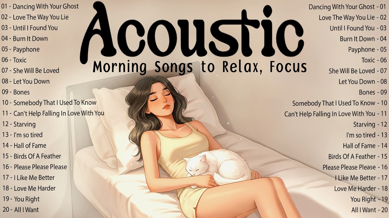 Acoustic Songs 2026 Playlist 🌞 Morning English Songs with Lyrics to Relax, Focus 🌞 Start Your Day