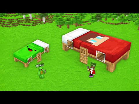 Insane Minecraft Bed House Survival Challenge (Maizen)