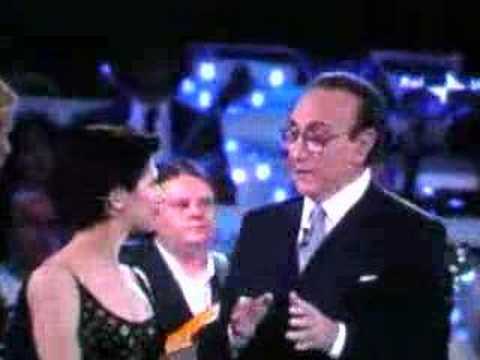 Elisa ospite a San Remo 2007 con Pippo Baudo