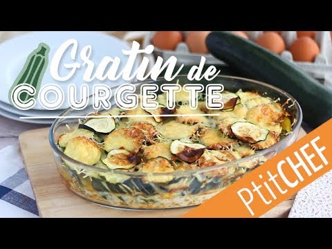 Recette de gratin de courgettes - Ptitchef.com
