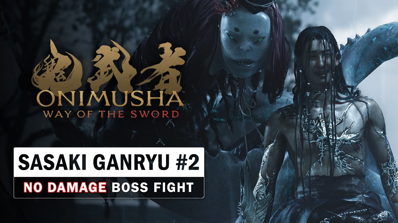 Onimusha: Way of the Sword - Sasaki Ganryu #2 Boss Fight (No Damage)