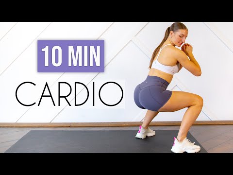 10 MIN CARDIO WORKOUT AT HOME (Intense & No Equipment)