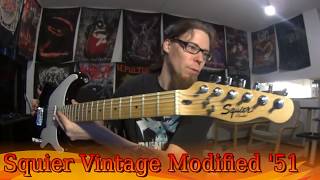 Video thumbnail for Squier Vintage Modified '51 by DeadmeatDarkdaylight