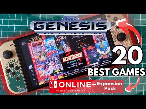 🏆 20 BEST Sega GENESIS games included in SWITCH Online + Exp  Pack