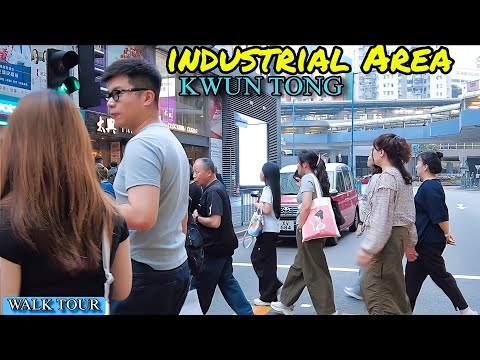 📍Hong kong Bustling Industrial Heritage - Raw Video iN 4k HDR #walkthrough 