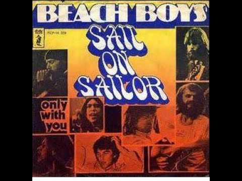 The Beach Boys "Sail On Sailor" promo mono 45 vinyl