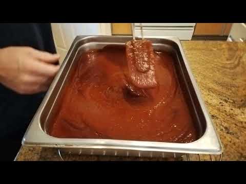 All American BBQ Sauce cooling