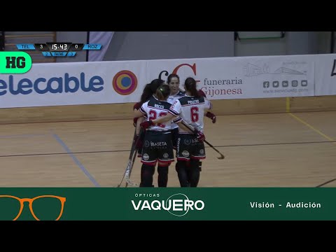 Highlights Telecable HC 7-0 CP Las Rozas | Ok Liga Fem 21/22 | J2