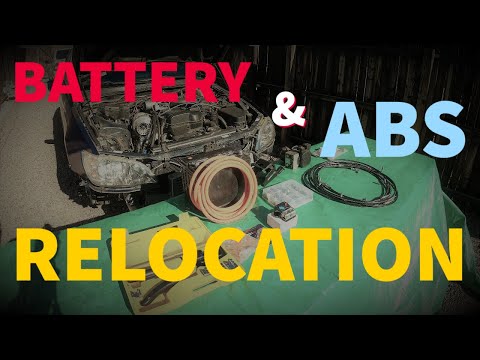 Turbo Lexus IS300 - Battery and ABS Module Relocation - Comprehensive Step by Step Walk Through
