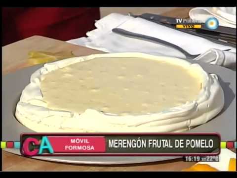 Merengón frutal de pomelo