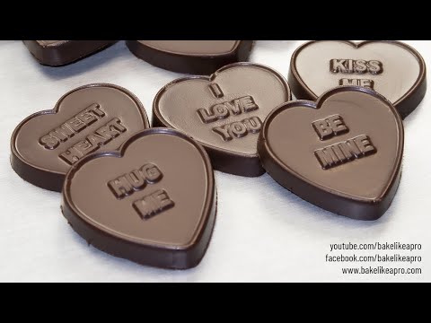 EASY FAST Heart Shaped Chocolates Tutorial