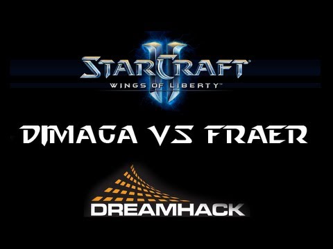 ★ StarCraft II - DIMAGA vs FRAER - Game 2 - Cloud Kingdom - Semi Final - Dreamhack Summer 2012