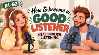 English Podcast for Learning English | Real English Conversation Practice How to Be a Good Listener