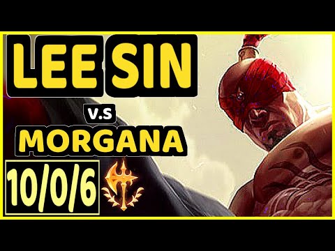 SEVENARMY (LEE SIN) vs MORGANA - 10/0/6 KDA JUNGLE GAMEPLAY - EUW Ranked GRANDMASTER
