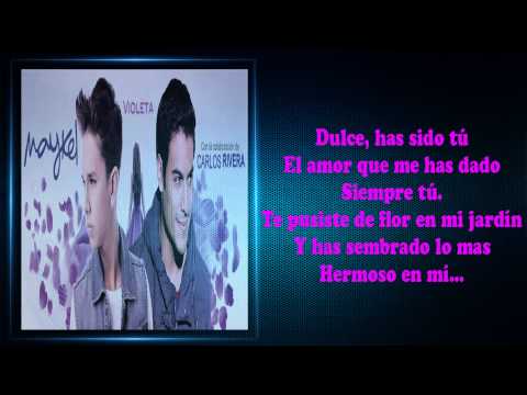 Maykel Ft. Carlos Rivera - Violeta (Letra)