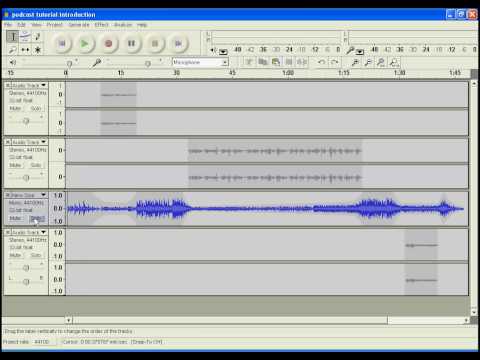 Podcasting with Audacity 3.1