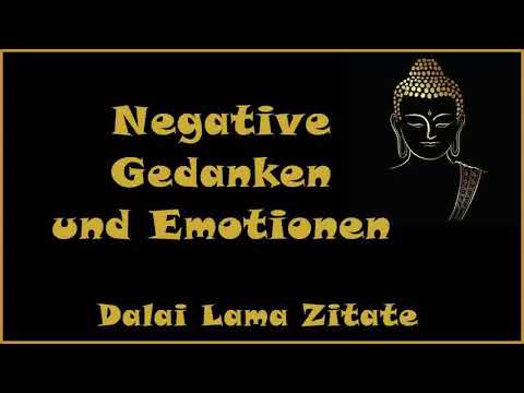 Zur Inspiration - Negative Gedanken und Emotionen - Zitate vom Dalai Lama