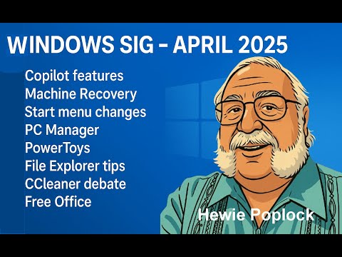 Windows SIG April 13 2025