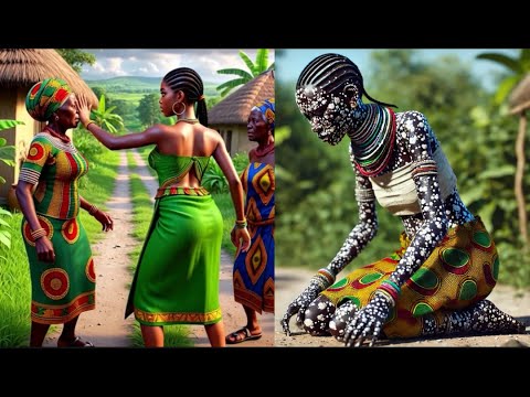 SHE SLAPPED AN OLD WOMAN – WHAT HAPPENED NEXT SHOCKED THE ENTIRE VILLAGE.#tales #africantales