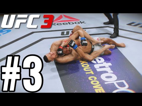 UFC 3 Bantamweight Career Mode Walkthrough Part 3 - WHAT A FIGHT!