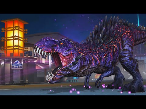 🌍 Jurassic World The Game - Indoraptor, Indominus Rex Vs OMEGA 9 BOSS Fight (DINOSAURS BATTLE)
