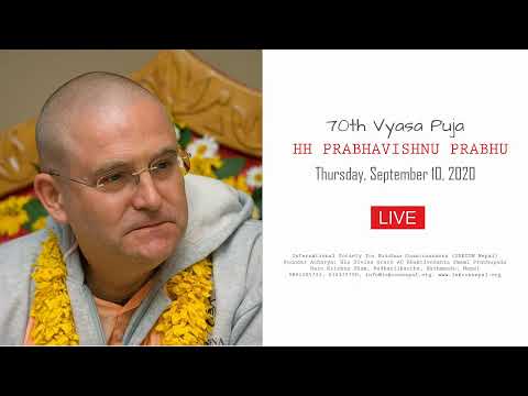 HH Prabhavishnu Prabhu Vyasa Puja Celebration 2020