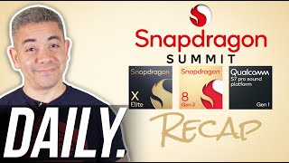 Snapdragon Summit 2023 Roundup: 8 Gen 3, X Elite &amp; More