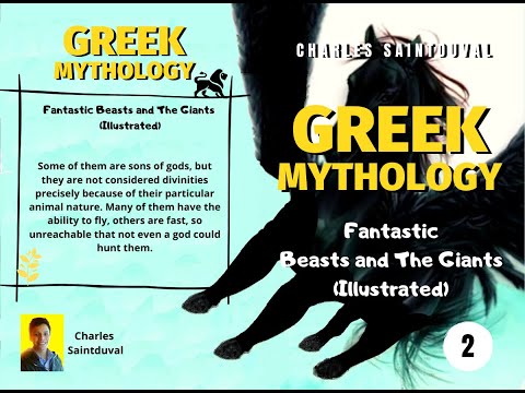 Books of Greek Mythology: Mythological Creatures (Illustrated)