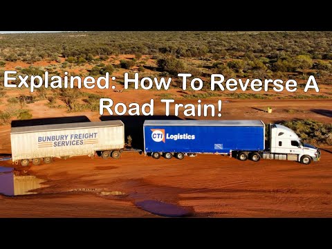 How To Reverse A Double Road Train!